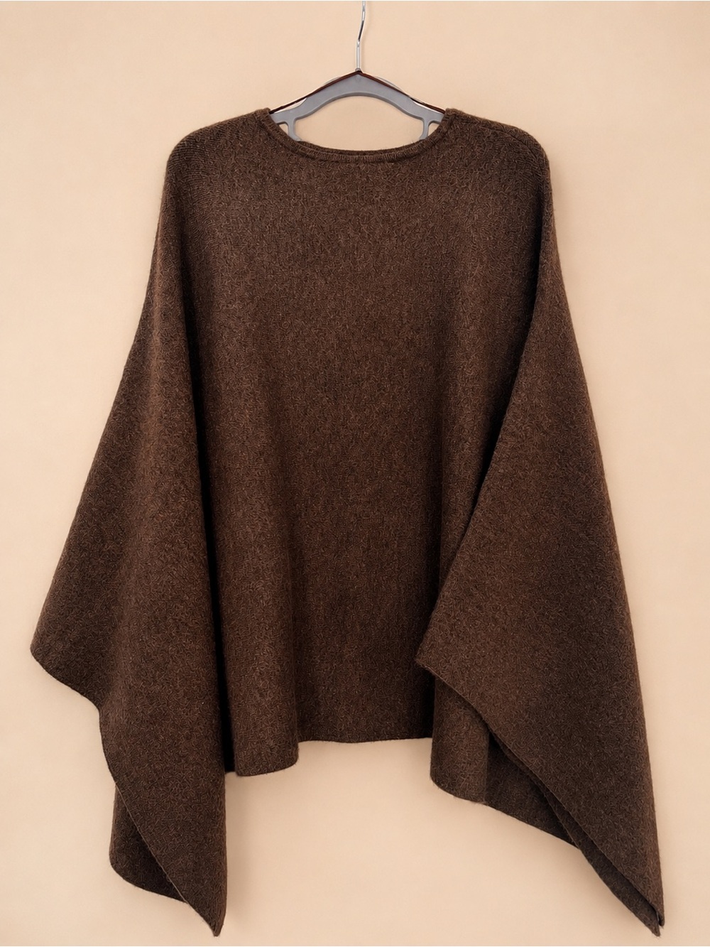 Zara Brown Poncho Sweater NWT M